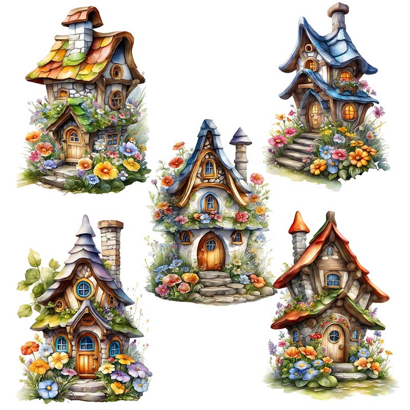 Pvc Panel Background - The Dwarf's House Wall Stickers Bedroom