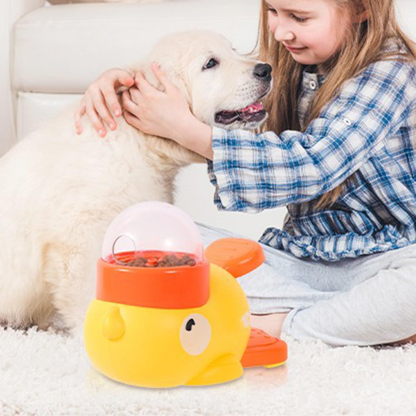 Pet slow food bowl, duck dog s - Royal Canin Food Medium 评论和价格