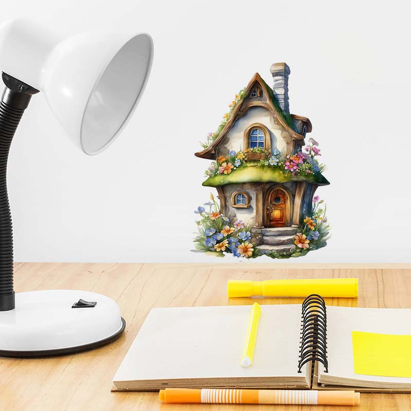 The Dwarf's House Wall Sticker - Pvc Panel Background 评论和价格
