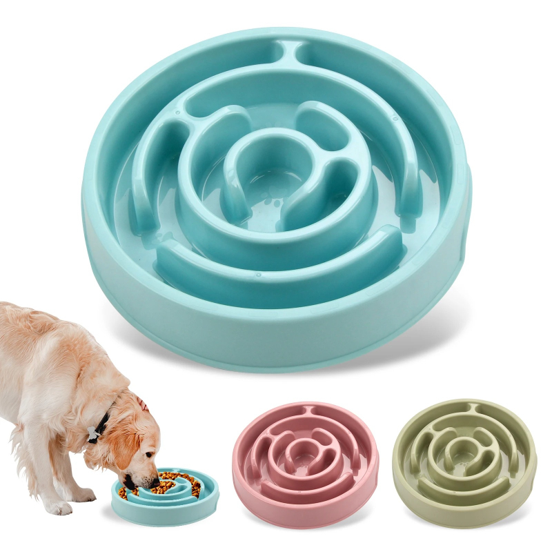 Pet Dog Slow Feeder Bowl Fun N - Royal Canin Food Medium 评论和价格