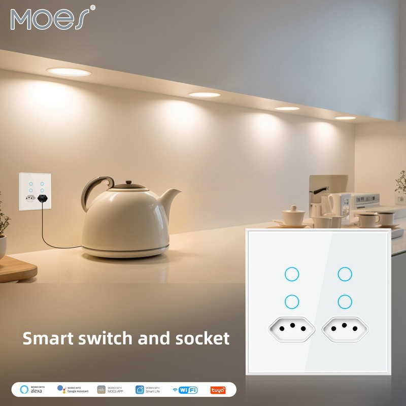 Tuya WiFi Smart Plug 4 Outlet  - Timer Dual Outlet 评论和价格